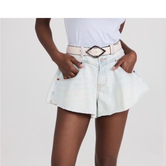 NWT Blank NYC Light Blue Denim Women's Shorts Skort - Picture 1 of 5